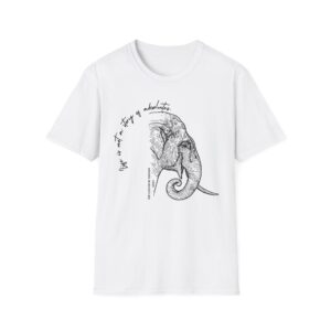 'Ekadanta': The single tusker - unisex cotton t-shirt